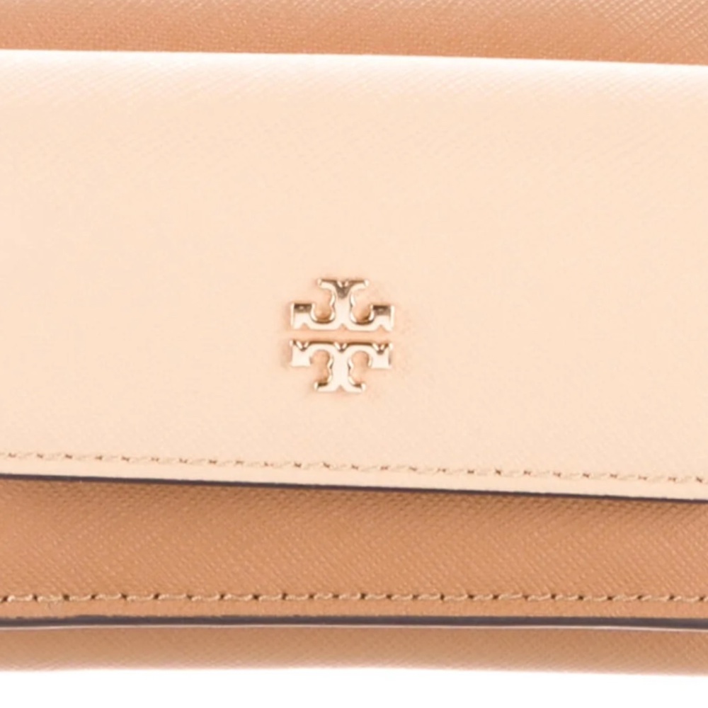 New! Tory Burch Color Block Compact Wallet - image 7